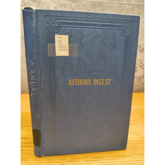 READY REFERENCE TO THE AUTHOR'S DIGEST 1927 Marion Mills Miller - Picture 1 of 7